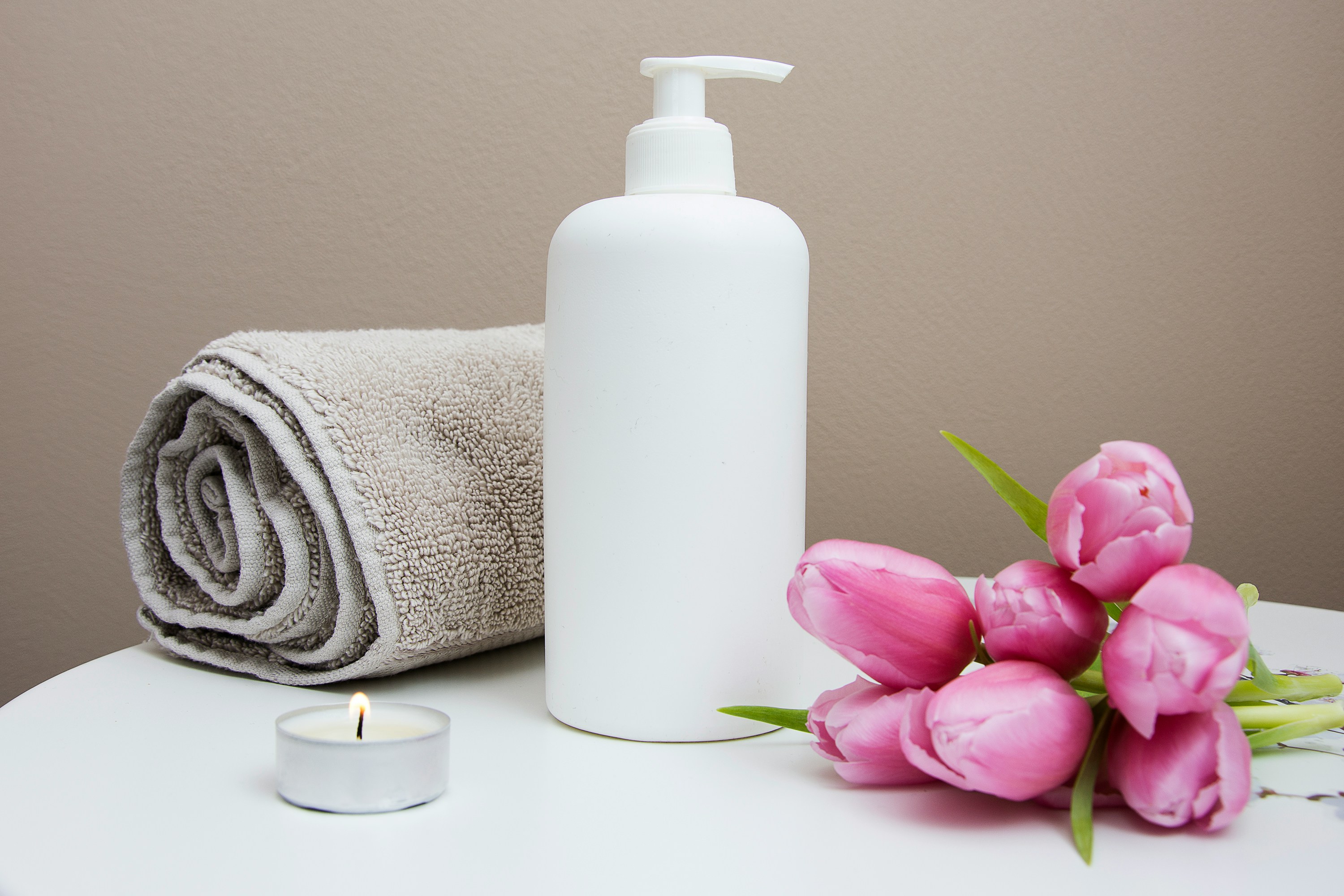 Home massage therapy setup